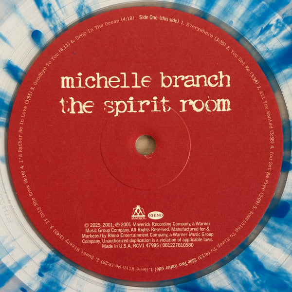 Michelle Branch : The Spirit Room (LP, Album, Ltd, RE, Blu)