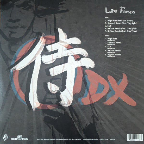 Lupe Fiasco : Samurai DX (LP, EP, Ltd, Whi)