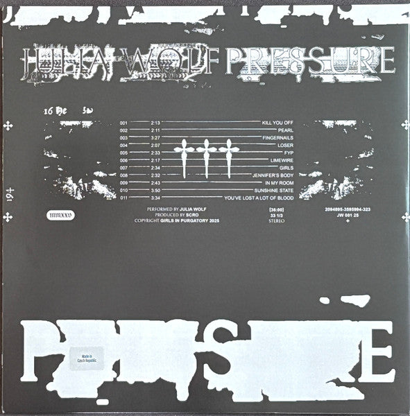 Julia Wolf : Pressure (LP, Album, MP, Eme)