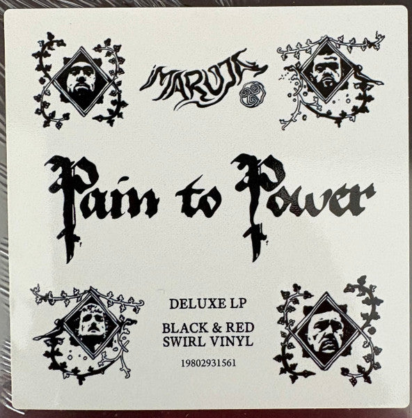 Maruja (2) : Pain To Power (LP, Dlx, Ltd, Bla)