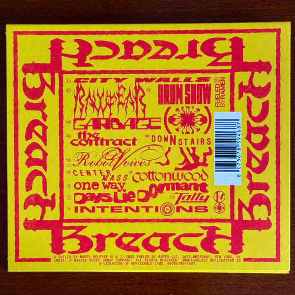 Twenty One Pilots : Breach (CD, Ltd, Yel)