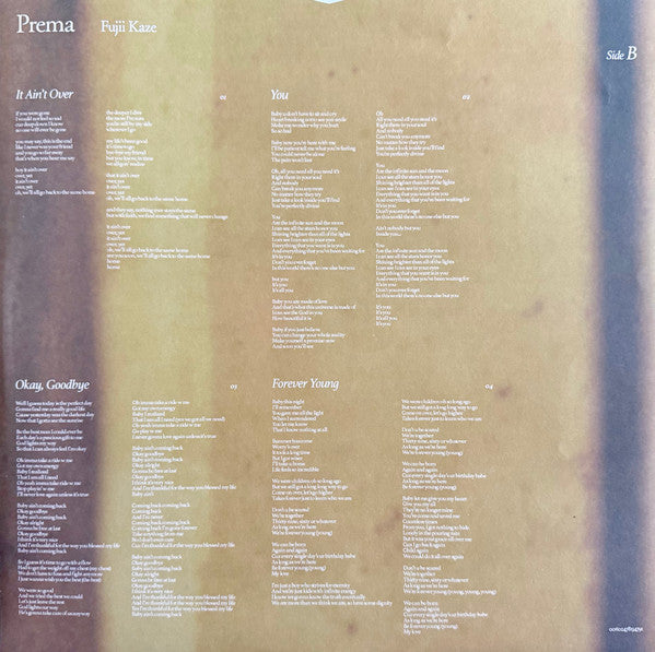 藤井風 : Prema (LP, Ltd, Yel)