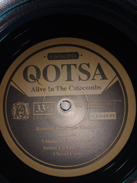 Queens Of The Stone Age : Alive In The Catacombs (LP, S/Sided, EP)