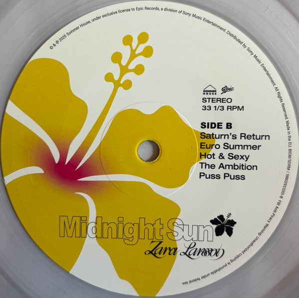 Zara Larsson : Midnight Sun (LP, Album, Cle)