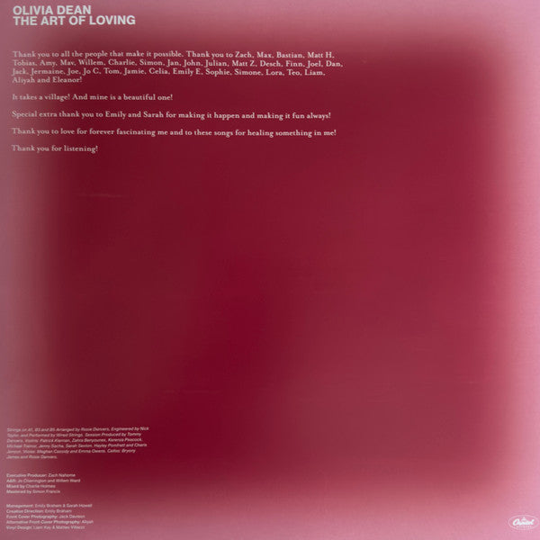Olivia Dean : The Art Of Loving (LP, Album, Ltd, Whi)