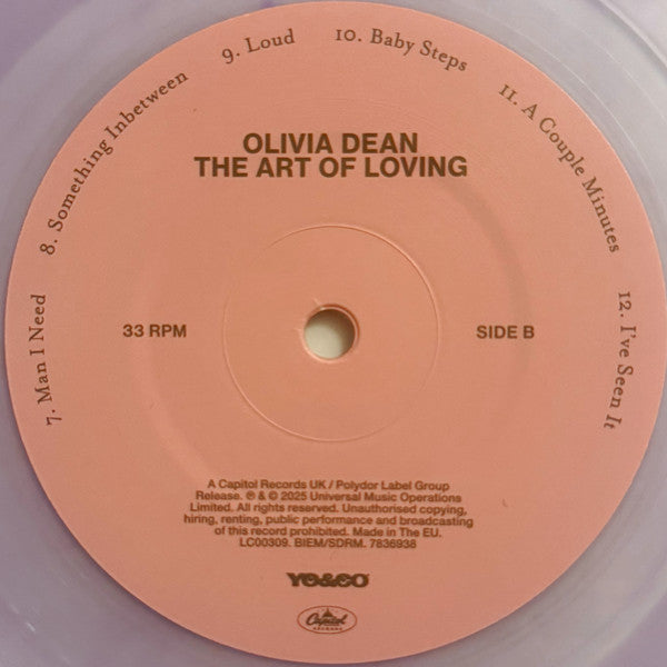 Olivia Dean : The Art Of Loving (LP, Album, Ltd, Lil)