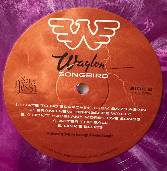 Waylon Jennings : Songbird (LP, Album, Ltd, Jok)