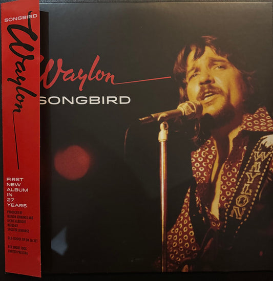 Waylon Jennings : Songbird (LP, Album, Ltd, Red)