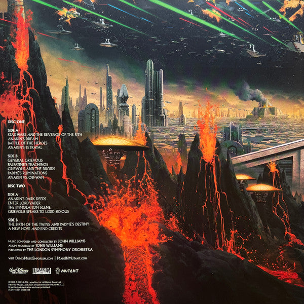 John Williams (4) : Star Wars Episode III: Revenge Of The Sith (Original Motion Picture Soundtrack) (2xLP, Album, RE, RP)