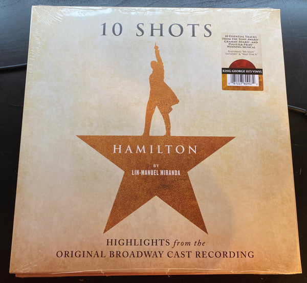 Lin-Manuel Miranda : Hamilton: 10 Shots (Highlights From The Original Broadway Cast Recording) (LP, Red)