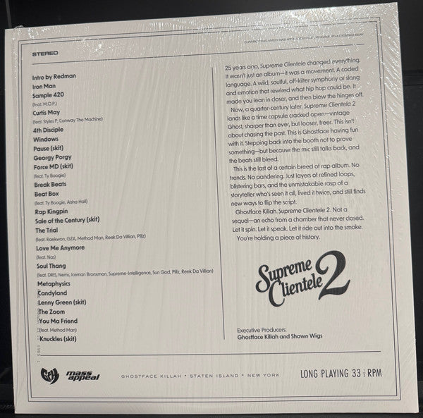 Ghostface Killah : Supreme Clientele 2 (2xLP, Album, Ltd, Met)
