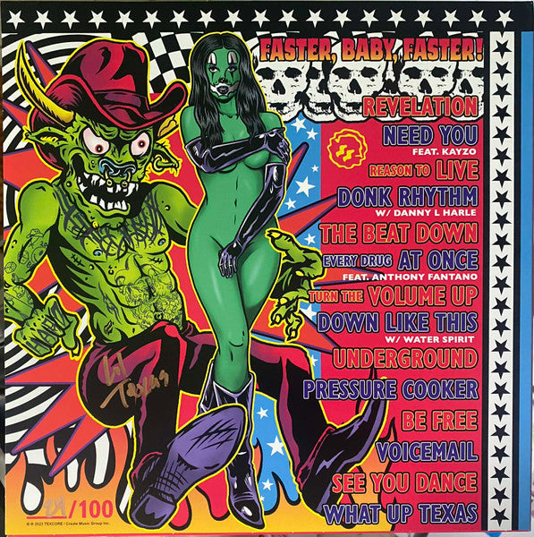 Lil Texas : Faster (LP, Album, Ltd, Num, "Ca)