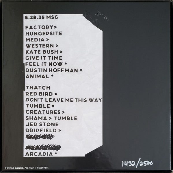 Goose (6) : Live at Madison Square Garden (Box, Ltd, Num + 7xLP)