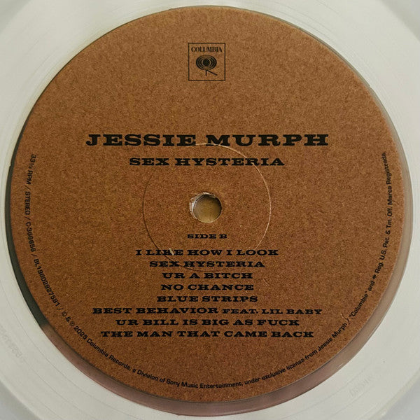 Jessie Murph : Sex Hysteria (LP, Album, Cle)