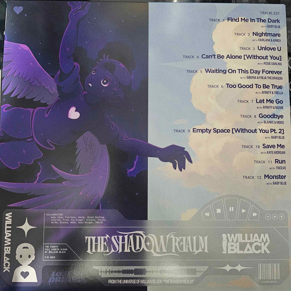 William Black (2) : The Shadow Relam (LP, Album, Cle)