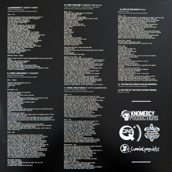 Kno : Death Is Silent (2xLP, Album, Ltd, RM, Bla)