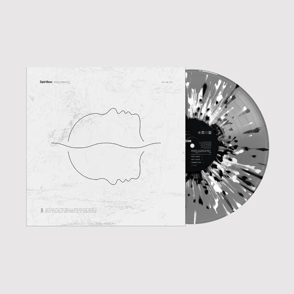 Spiritbox - Tsunami Sea Limited Edition Grayscale Splatter Vinyl Record LP (with White Cover)