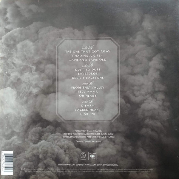 The Civil Wars : The Civil Wars (2xLP, Album, 180 + CD, Album)