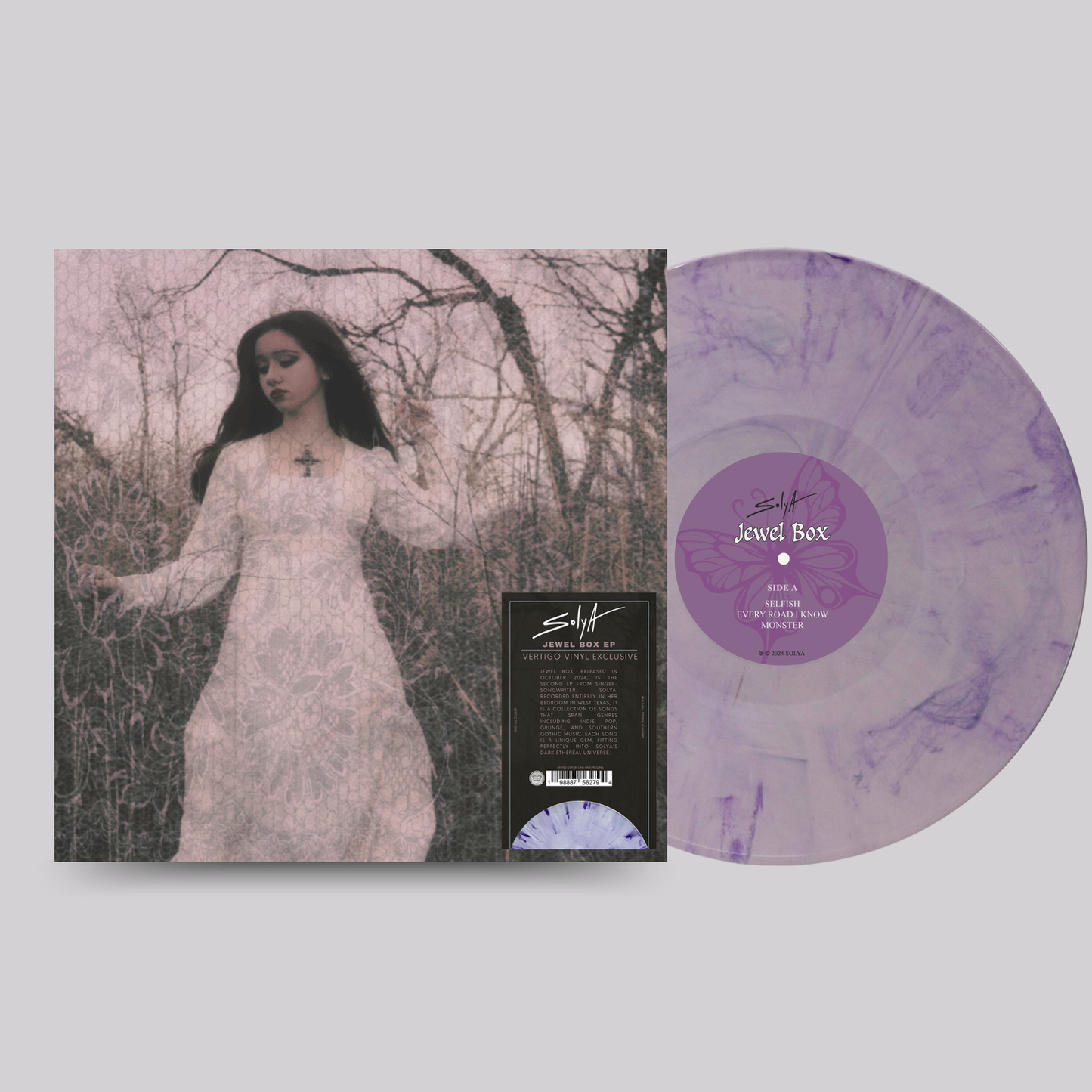 Solya - Jewel Box Limited Edition Amethyst Marble 12" Vinyl Record LP
