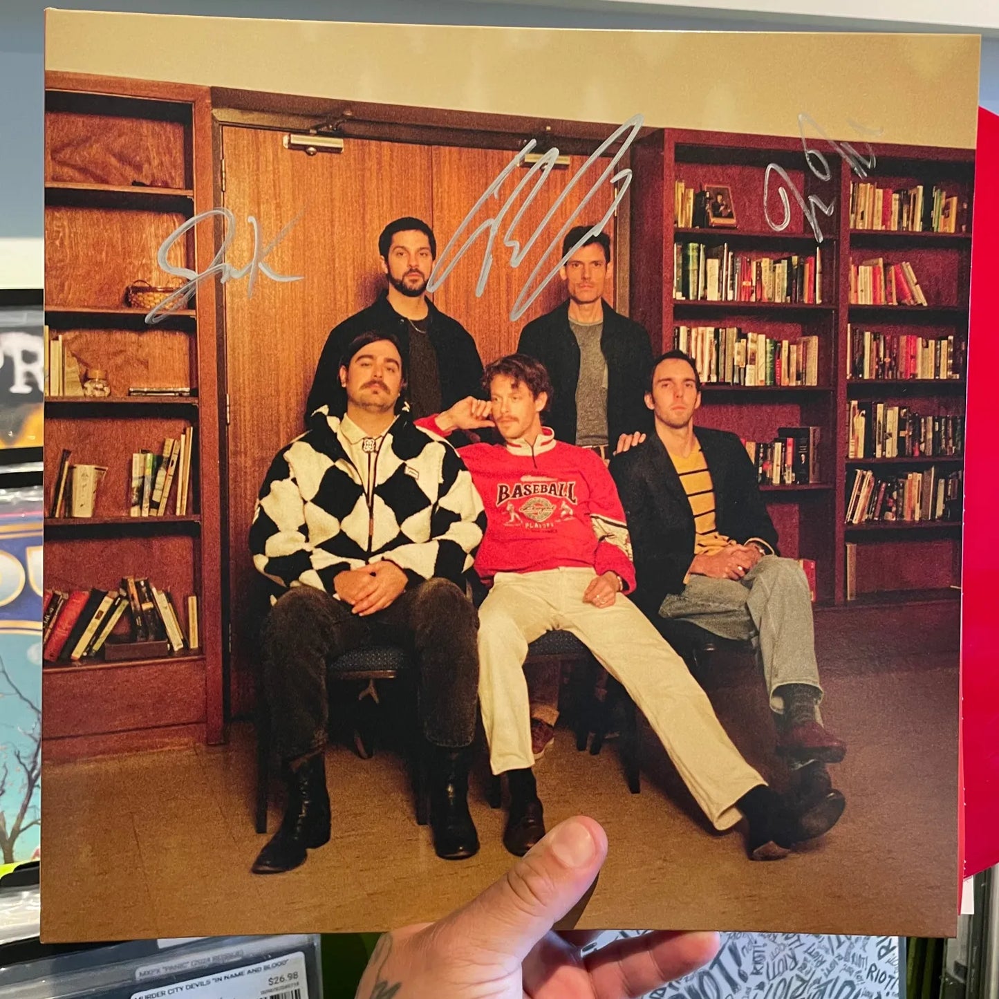 SIGNED Caamp - Copper Changes Color Limited Edition Apple Red Vinyl Record LP