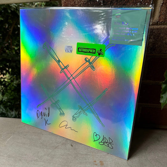 SIGNED Xiu Xiu - 13" Frank Beltrame Italian Stiletto with Bison Horn Grips Limited Edition Mint Vinyl Record LP