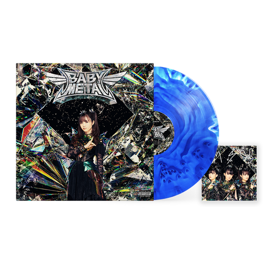 SIGNED Babymetal - Metal Forth Limited MOA-METAL Edition Blue Marble Vinyl Record LP