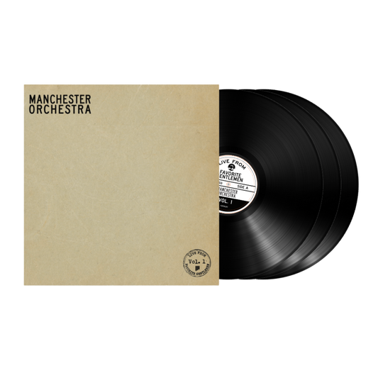 Manchester Orchestra - Live From Favorite Gentlemen Vol. 1 Limited Edition Vinyl Record 3LP