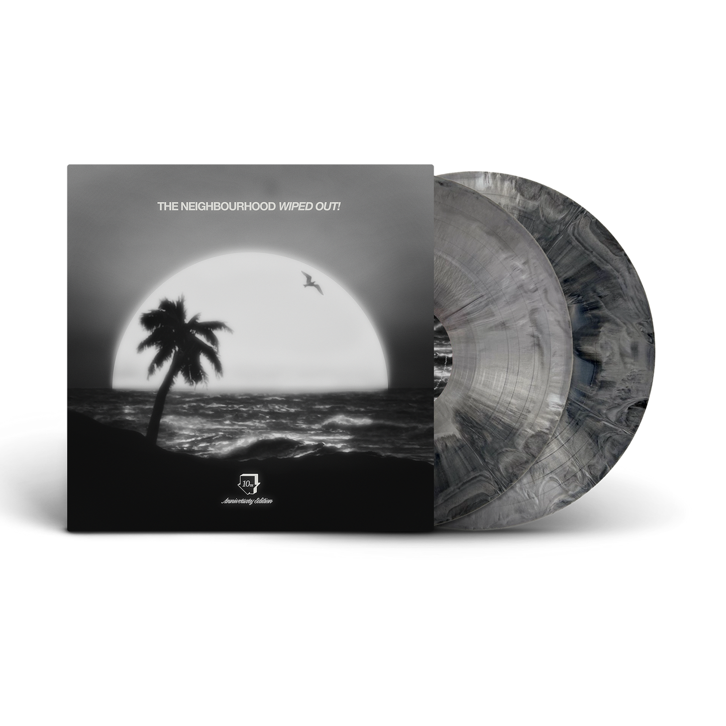 The Neighbourhood - Wiped Out! Limited 10th Anniversary Edition Silver Marble Vinyl Record 2LP