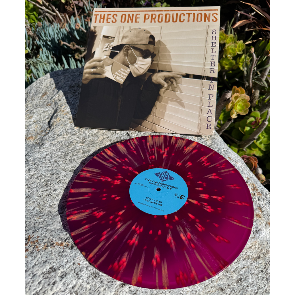 Thes One - Shelter In Place Limited Edition Splatter Vinyl Record LP
