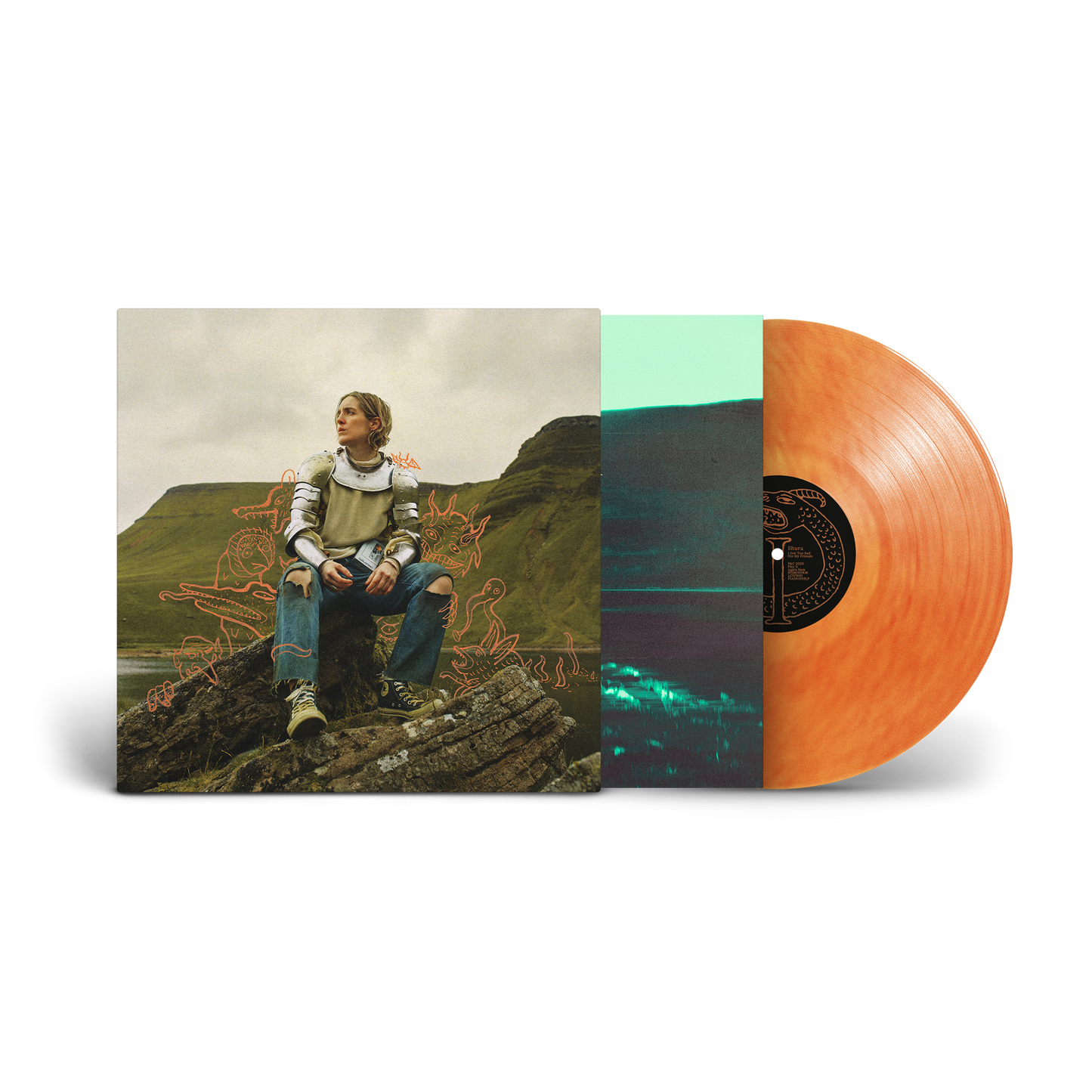 SIGNED Shura - I Got Too Sad For My Friends Limited Edition Orange Vinyl Record LP