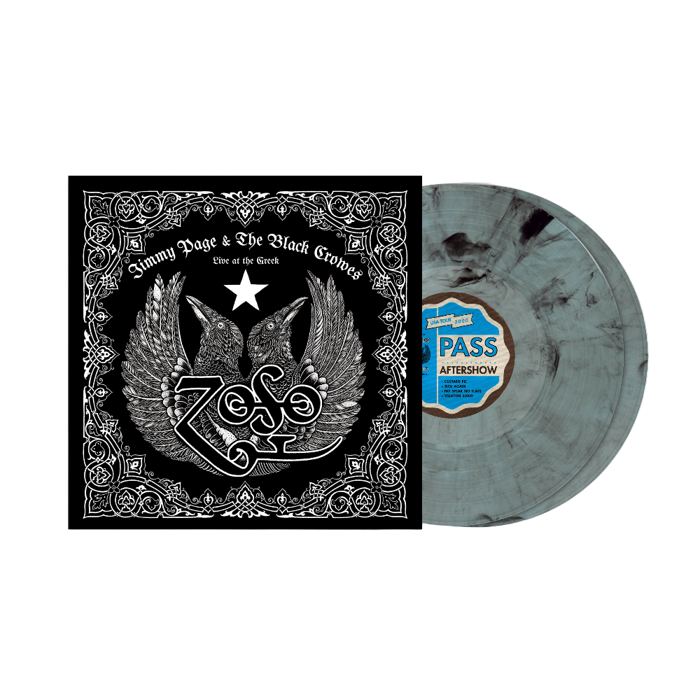 Jimmy Page & The Black Crowes - Live At The Greek Limited Edition Smoke Vinyl Record 2LP