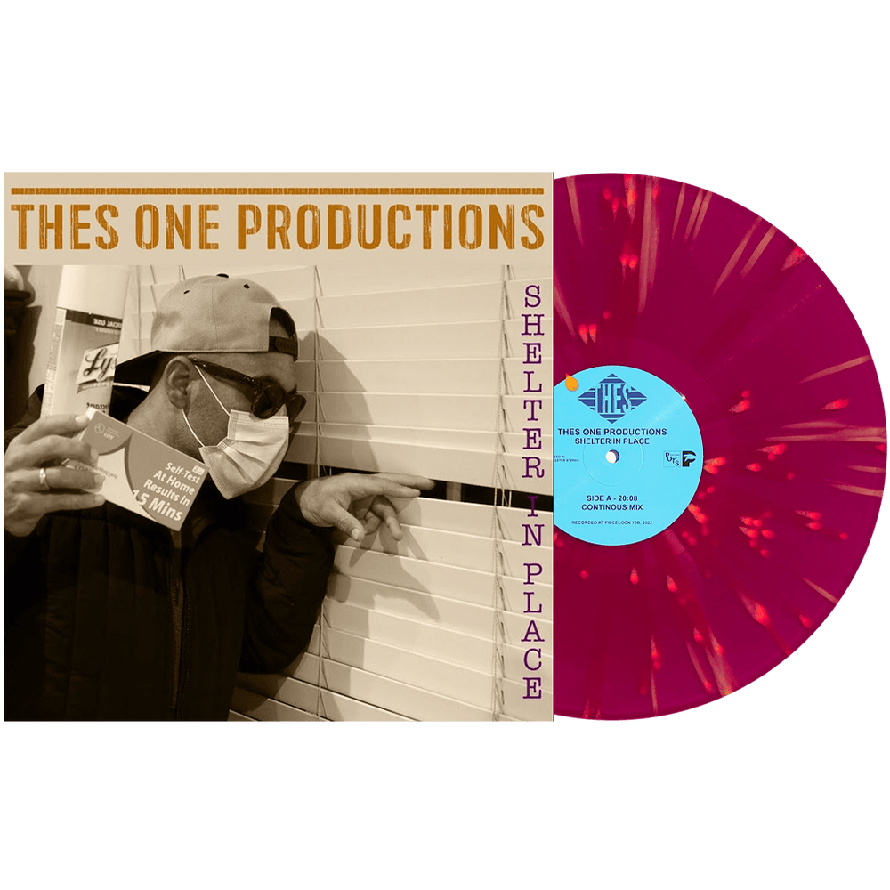 Thes One - Shelter In Place Limited Edition Splatter Vinyl Record LP