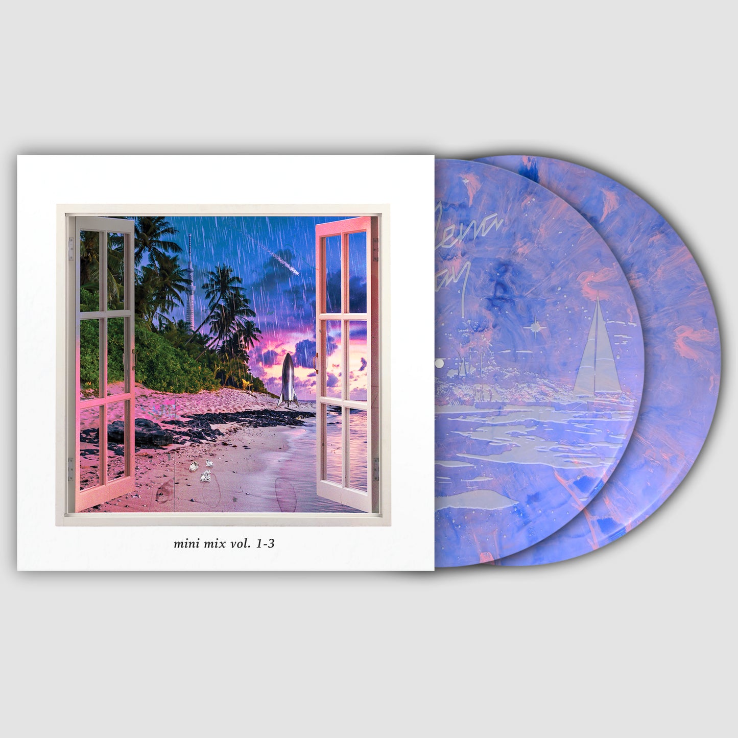 Magdalena Bay - Mini Mix Volumes 1-3 Limited Edition Pink, Blue Candyland Swirl Vinyl Record 2xLP