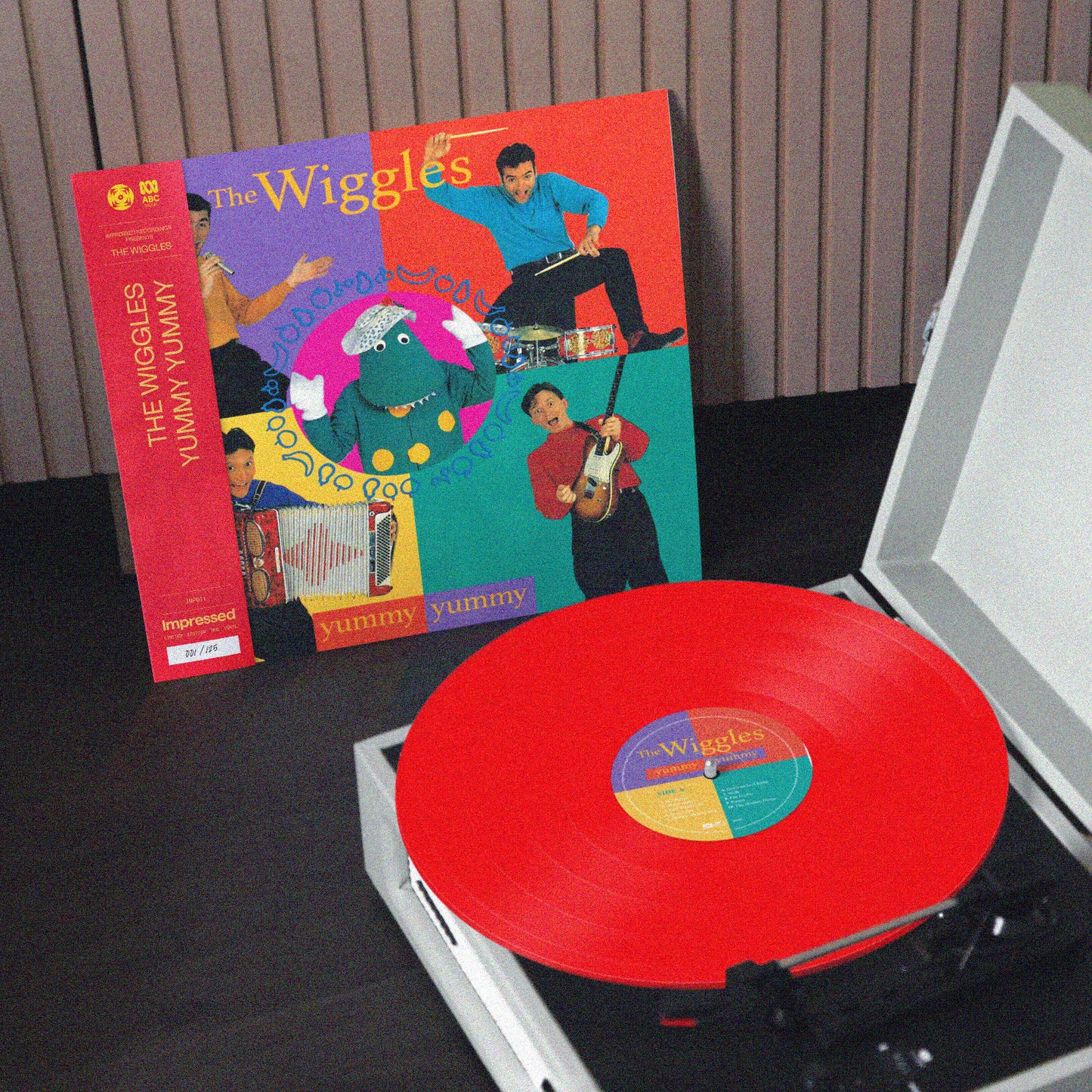 The Wiggles - Yummy Yummy Limited Edition Red Vinyl Record LP