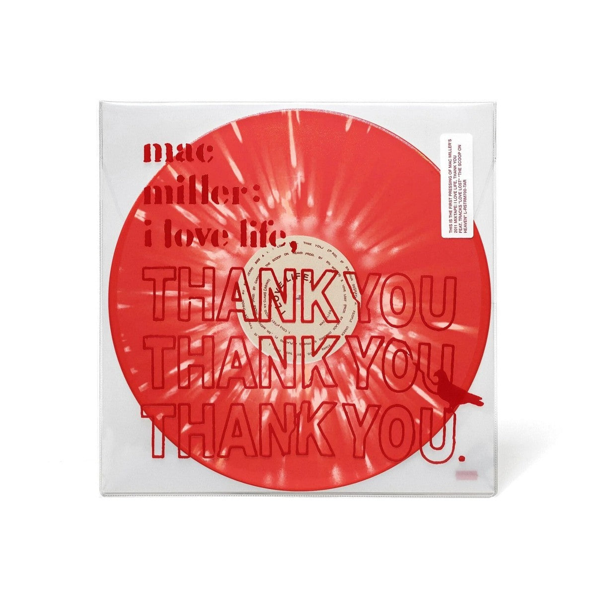 Mac Miller - I Love Life, Thank You Limited Edition Splatter Vinyl Record LP