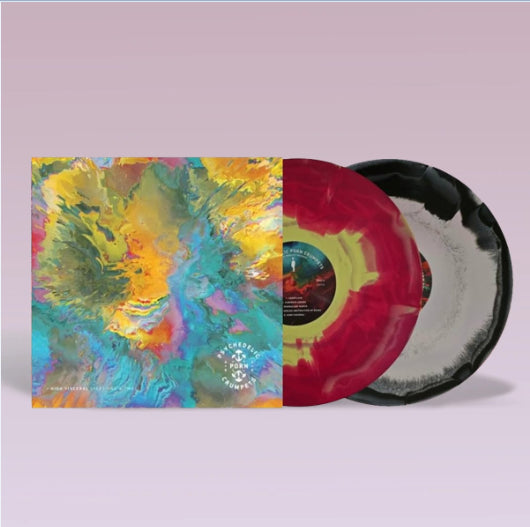 Psychedelic Porn Crumpets - High Visceral, Parts One and Two Limited Edition Splatter, Sunburst Vinyl Record 2xLP