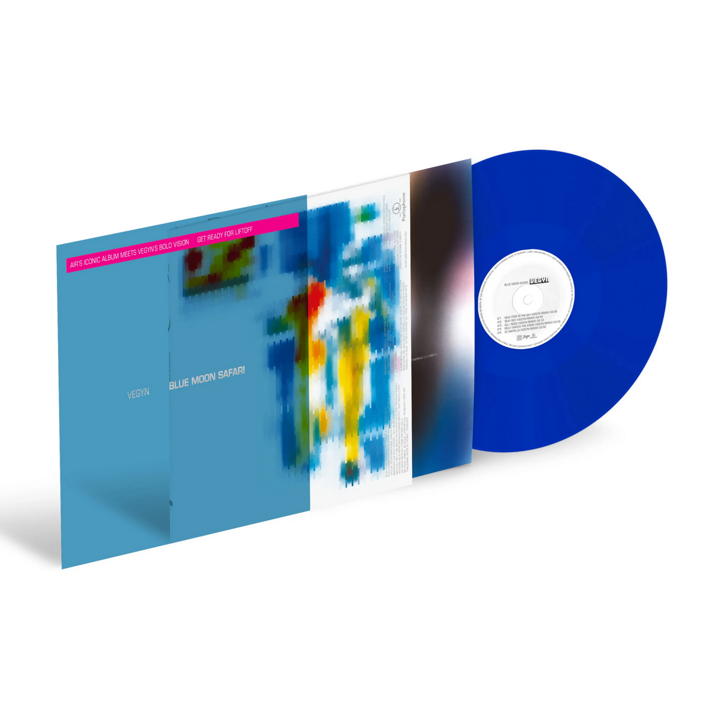 Vegyn - Blue Moon Safari Limited Edition Blue Vinyl Record LP in PVC Envelope