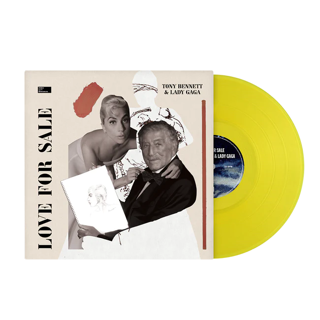 Tony Bennett & Lady Gaga - Love For Sale Limited Transparent Yellow LP